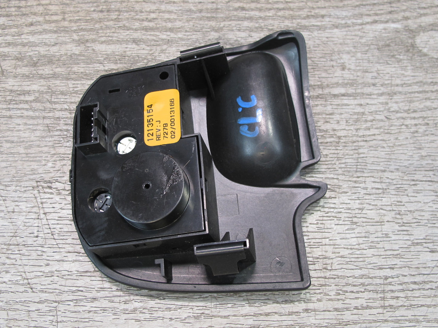 97-00 Chevrolet Corvette C5 Traction Control Switch w Trim Black 12135154 OEM
