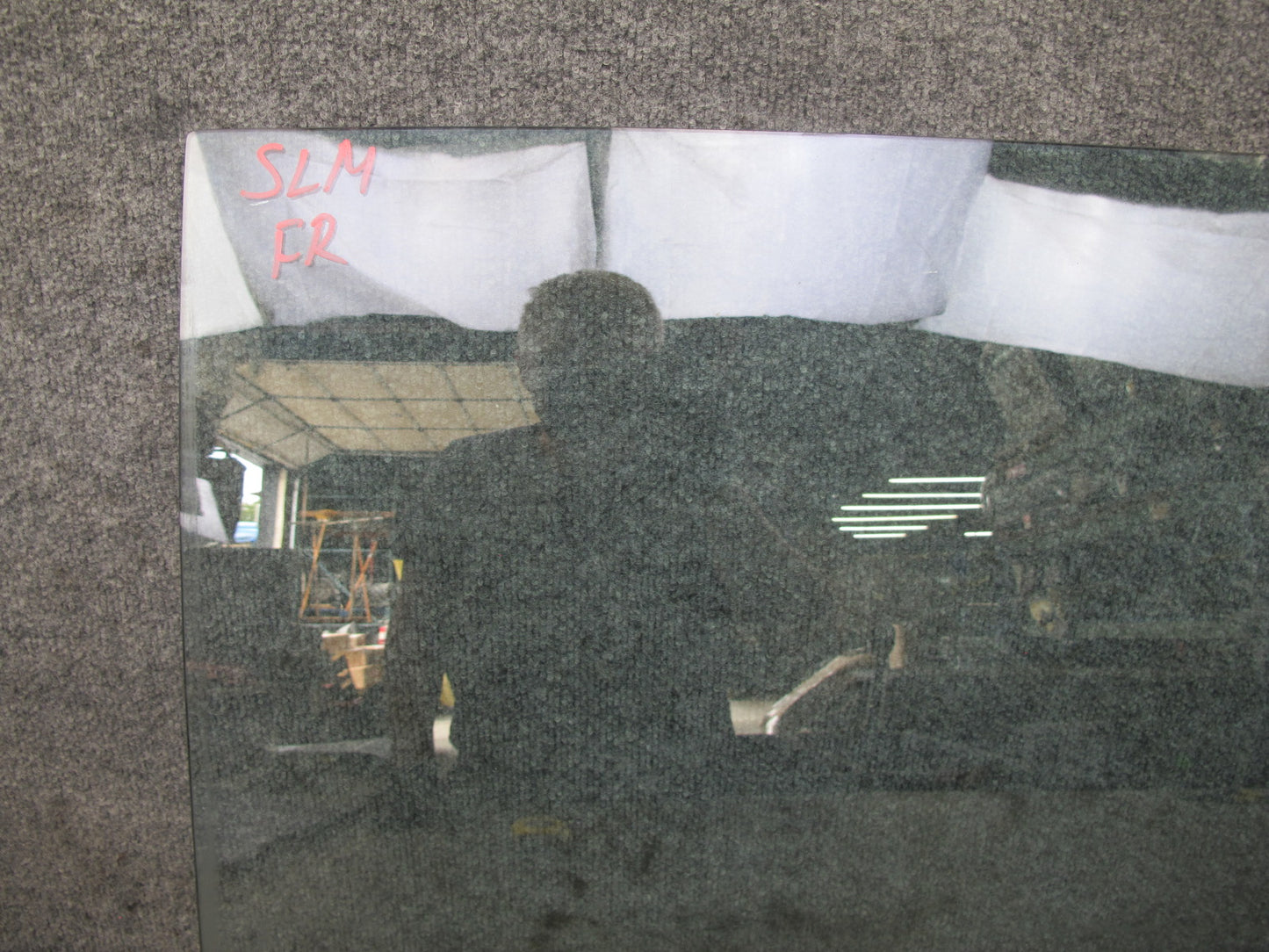 73-89 Mercedes R107 Convertible Front Right Passenger Door Glass Window OEM