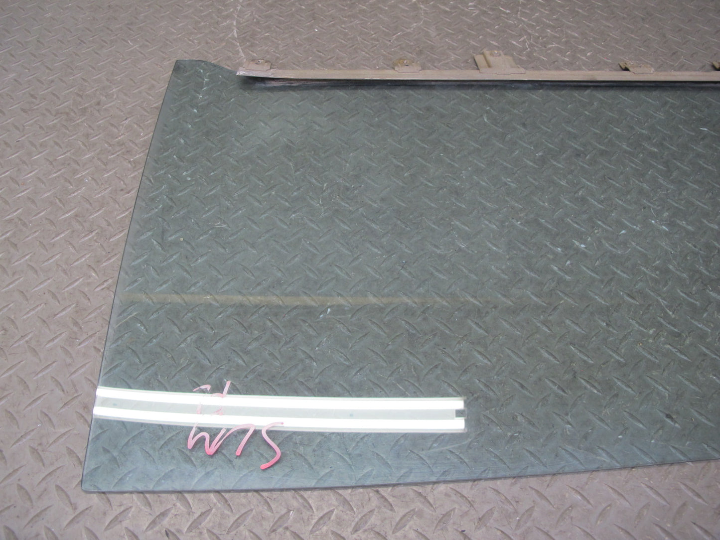 73-89 Mercedes R107 Convertible Front Left Driver Door Glass Window OEM