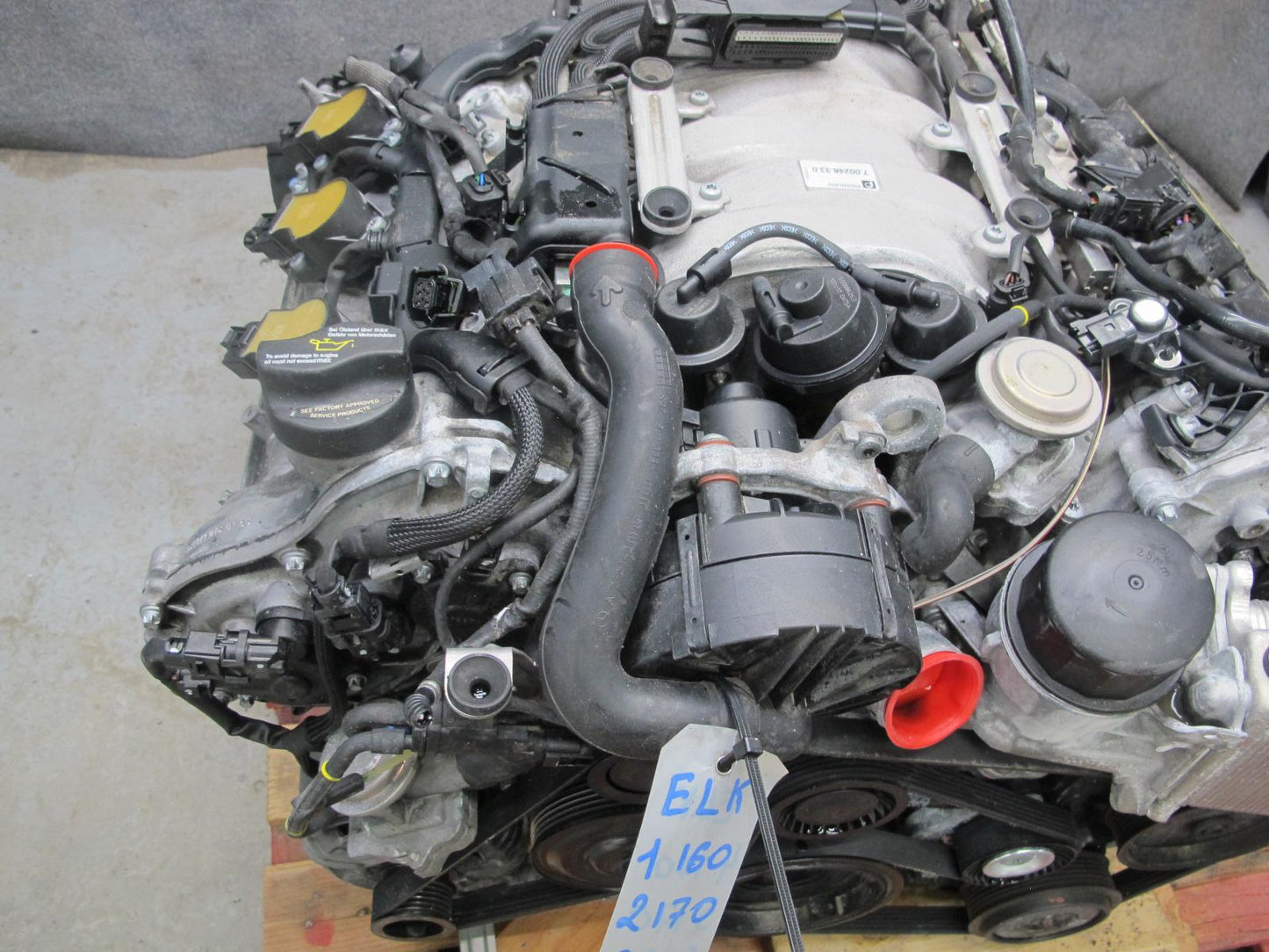 05-08 Mercedes R171 SLK350 3.5L M272 272.963 Complete Engine Motor 118k Miles