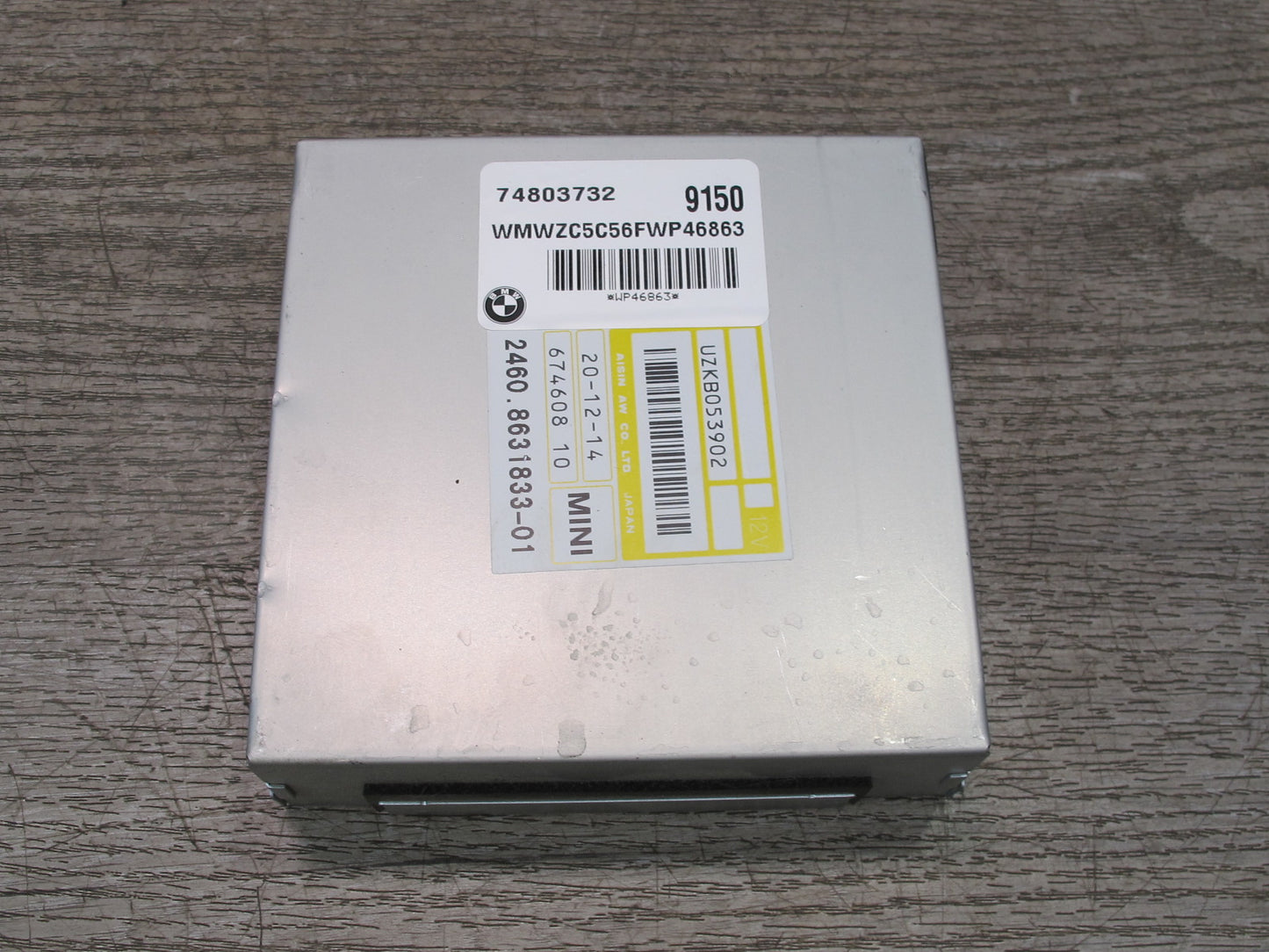 11-15 Mini Cooper R60 R61 Automatic Transmission Control Module 8631833 OEM