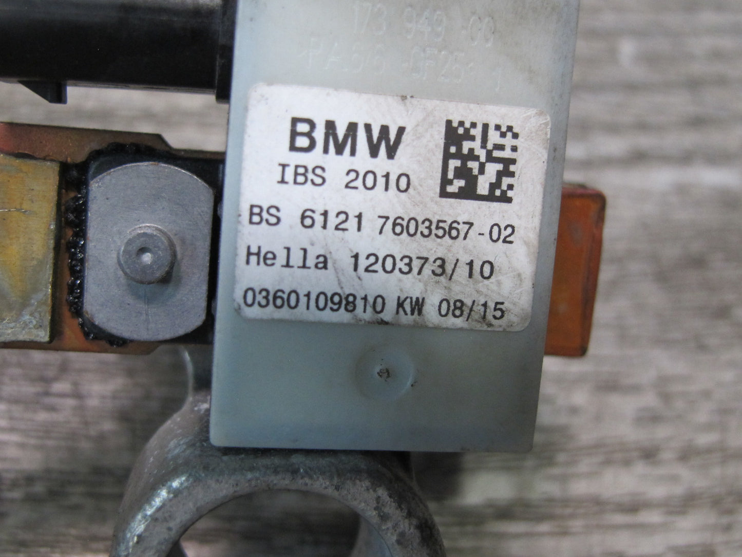 11-15 Mini Cooper R60 R61 Battery Negative Cable 7603567 OEM