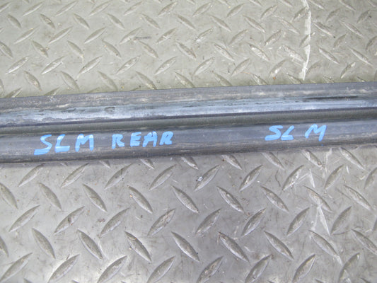 81-89 Mercedes R107 Set of 3 Rear Bumper Rubber Guard Strip OEM