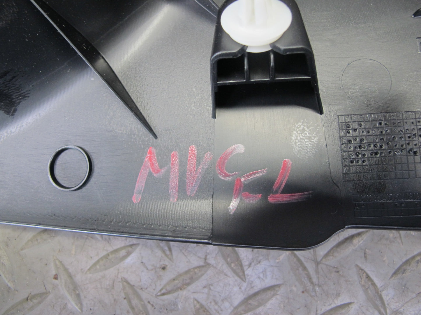 11-15 Mini Cooper R60 Countryman Rear Left Door Sill Trim Panel 9801273 OEM