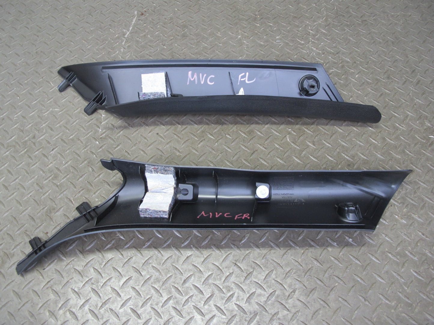 11-15 Mini Cooper R60 Countryman Set of 2 Front Interior A Pillar Trim Panel OEM