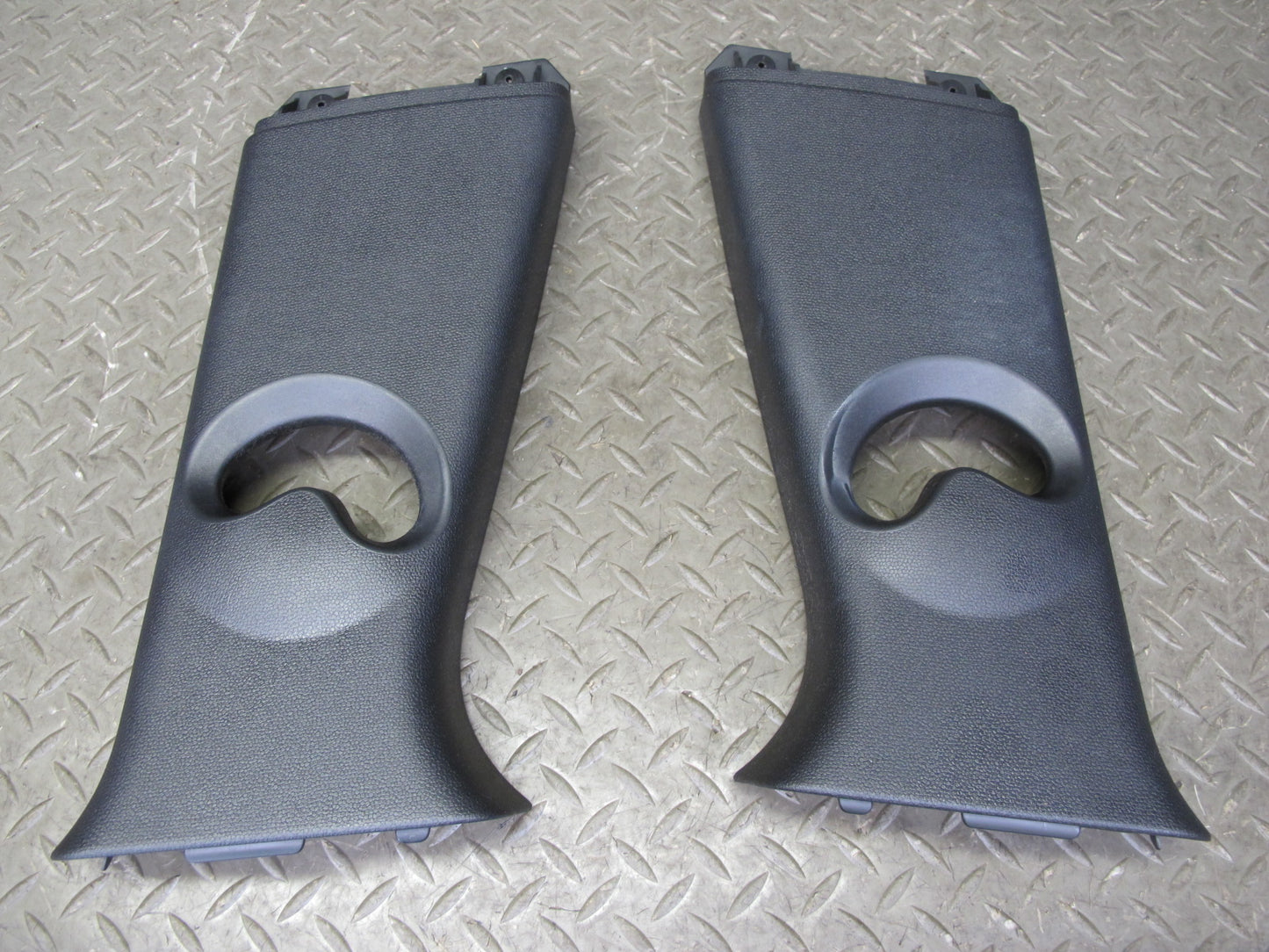 11-15 Mini Cooper R60 Countryman Set of 2 Center B Pillar Upper Trim Panel OEM