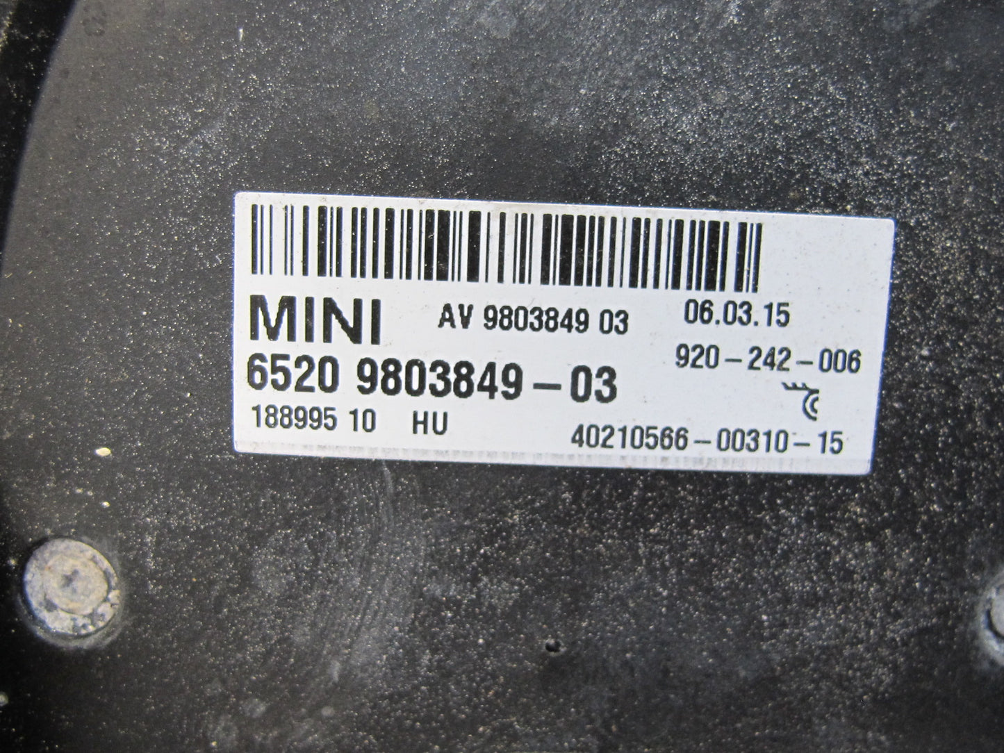 11-15 Mini Cooper R58 R60 R61 Countryman GPS Signal Roof Antenna 9803849 OEM