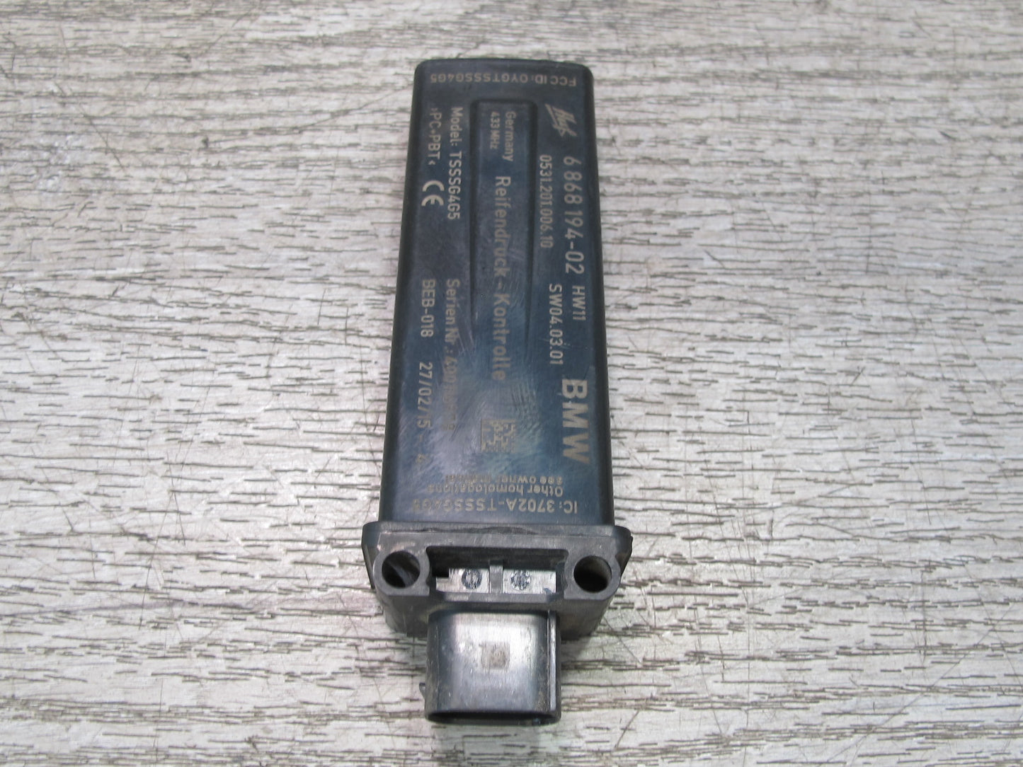 11-15 Mini Cooper R60 R61 RDC Tire Pressure Monitor Antenna Sensor 6868194 OEM