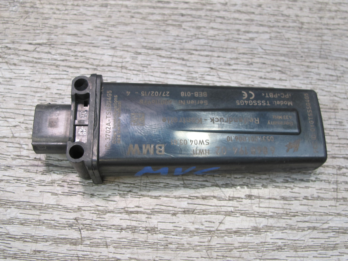 11-15 Mini Cooper R60 R61 RDC Tire Pressure Monitor Antenna Sensor 6868194 OEM