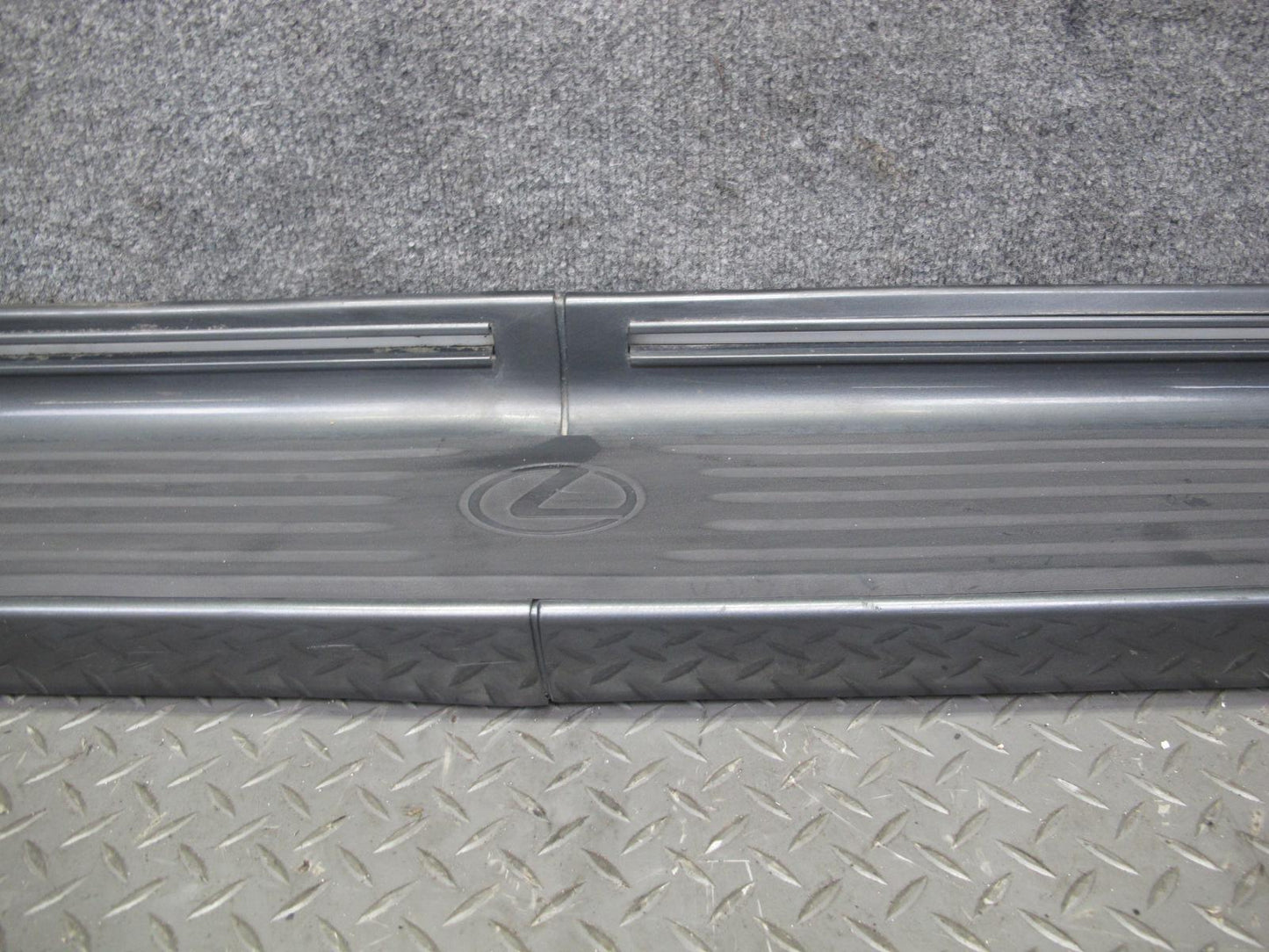 1998-2002 Lexus LX470 Right Left Side Skirt Running Board Step Panel Black Set