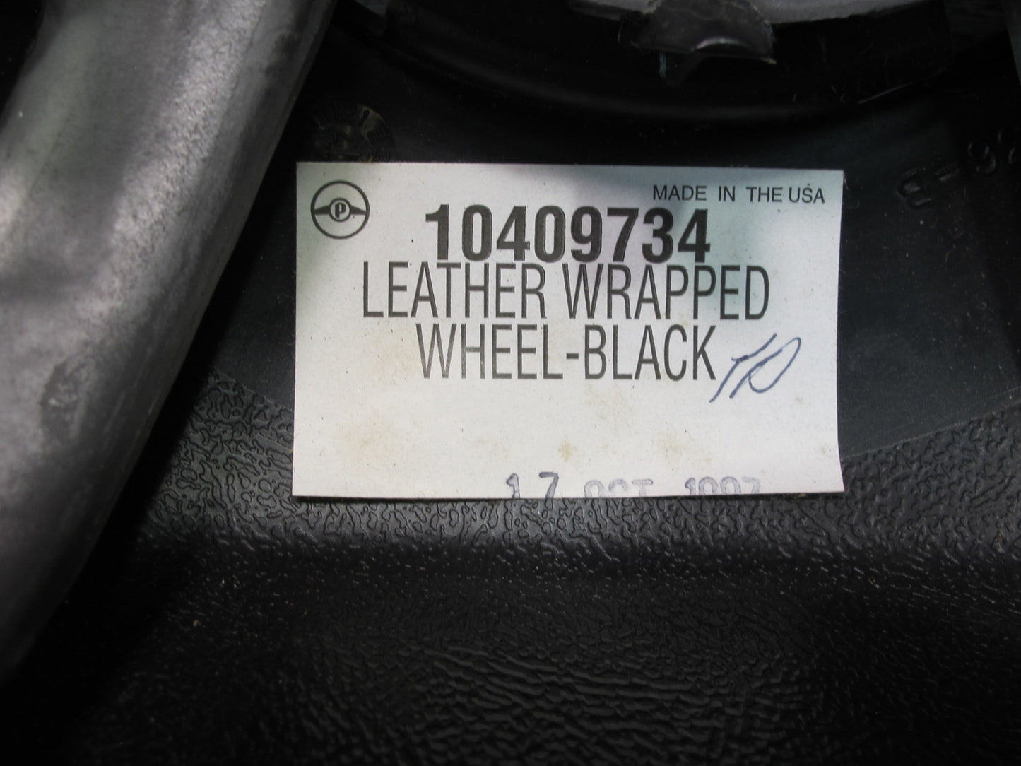 97-04 Chevrolet Corvette C5 Leather Steering Black 65K Miles 10409734 OEM