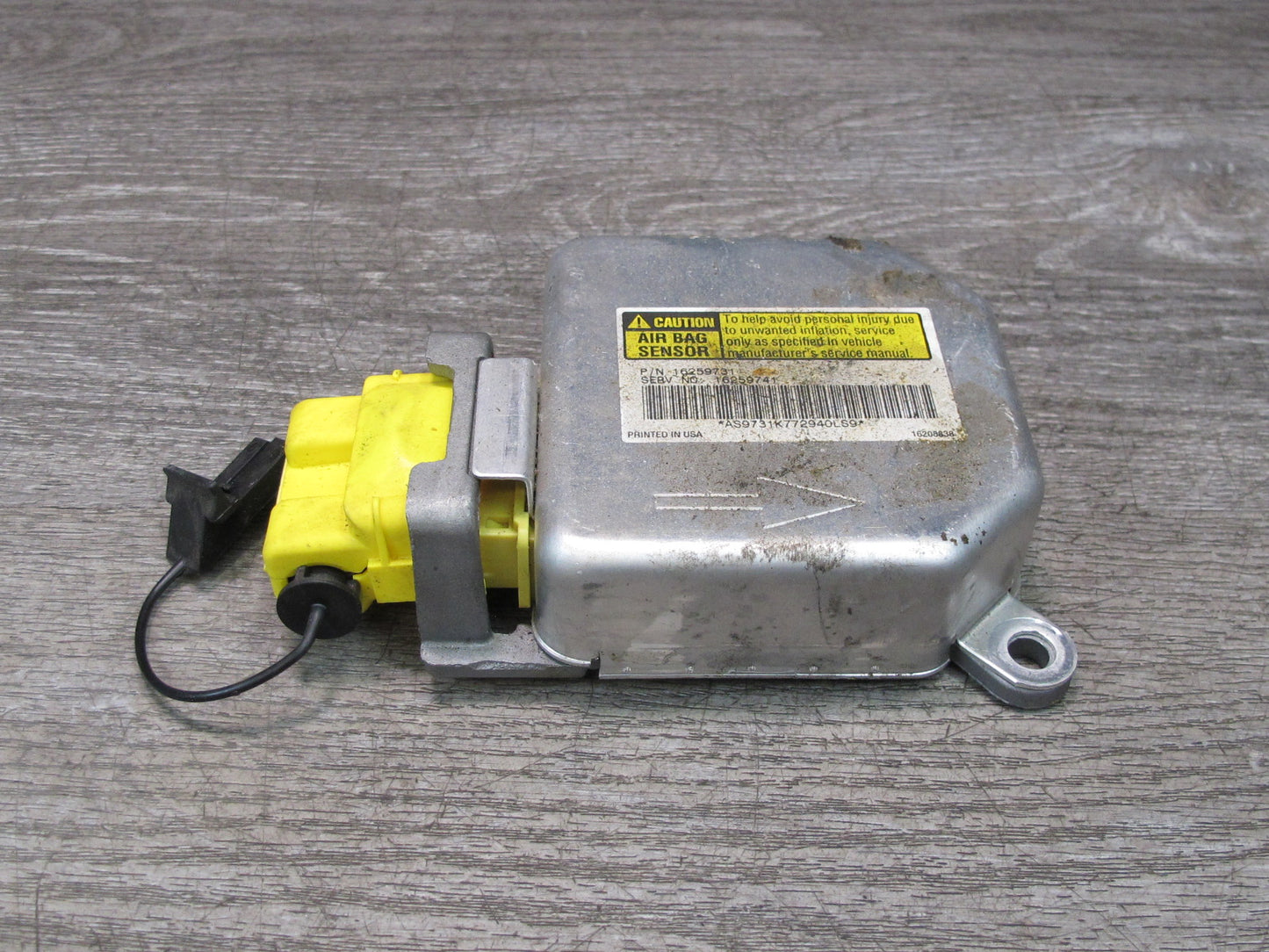 1998 CHEVROLET CORVETTE C5 SRS AIRBAG CONTROL MODULE UNIT 16259731 OEM