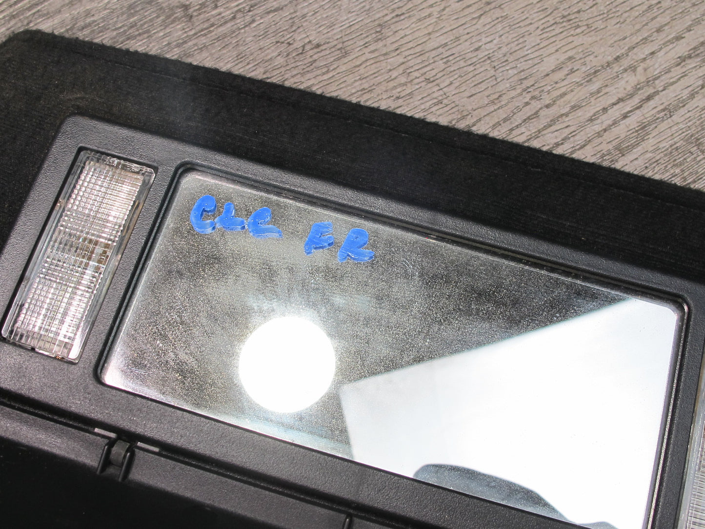 97-04 Chevrolet Corvette C5 Coupe Front Right Sun Visor Black OEM