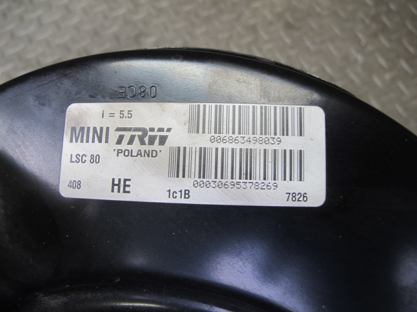 11-15 Mini Cooper R60 R61 Brake Master Cylinder Booster Fluid Reservoir OEM