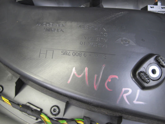 13-15 Mini Cooper S R60 Countryman Set of 2 Rear Door Interior Trim Panel OEM