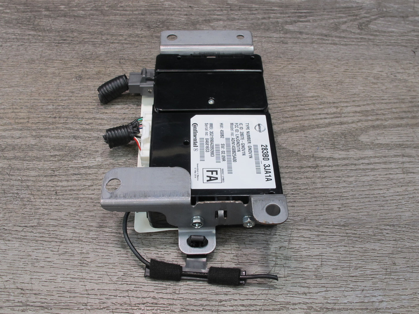 2013-2017 Infiniti JX35 QX60 Telematics Communication Control Module 283B0 3JA1A