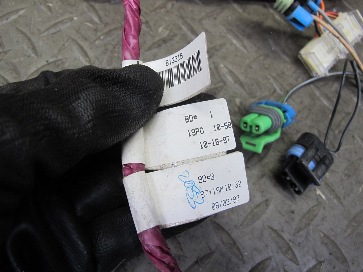 97-04 Chevrolet Corvette C5 Set of 2 Left & Right Door Wire Wiring Harness OEM