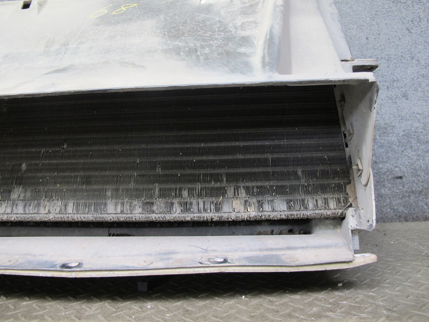 90-93 Chevrolet Corvette C4 A/T Engine Radiator AC Condenser Fan Shroud Assy OEM