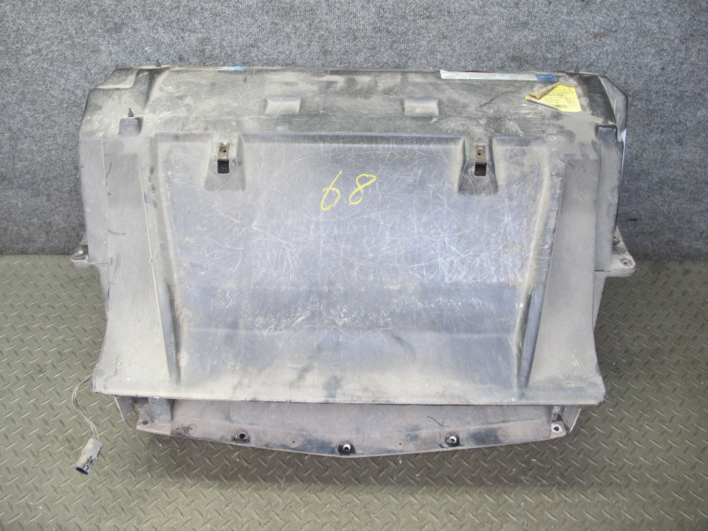 90-93 Chevrolet Corvette C4 A/T Engine Radiator AC Condenser Fan Shroud Assy OEM