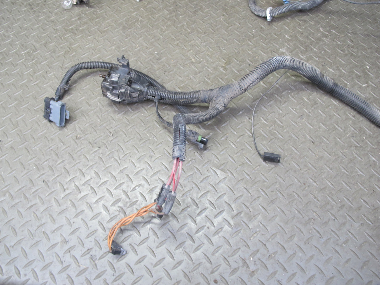 1991 Chevrolet Corvette C4 Front Bumper Headlight Wire Wiring Harness OEM