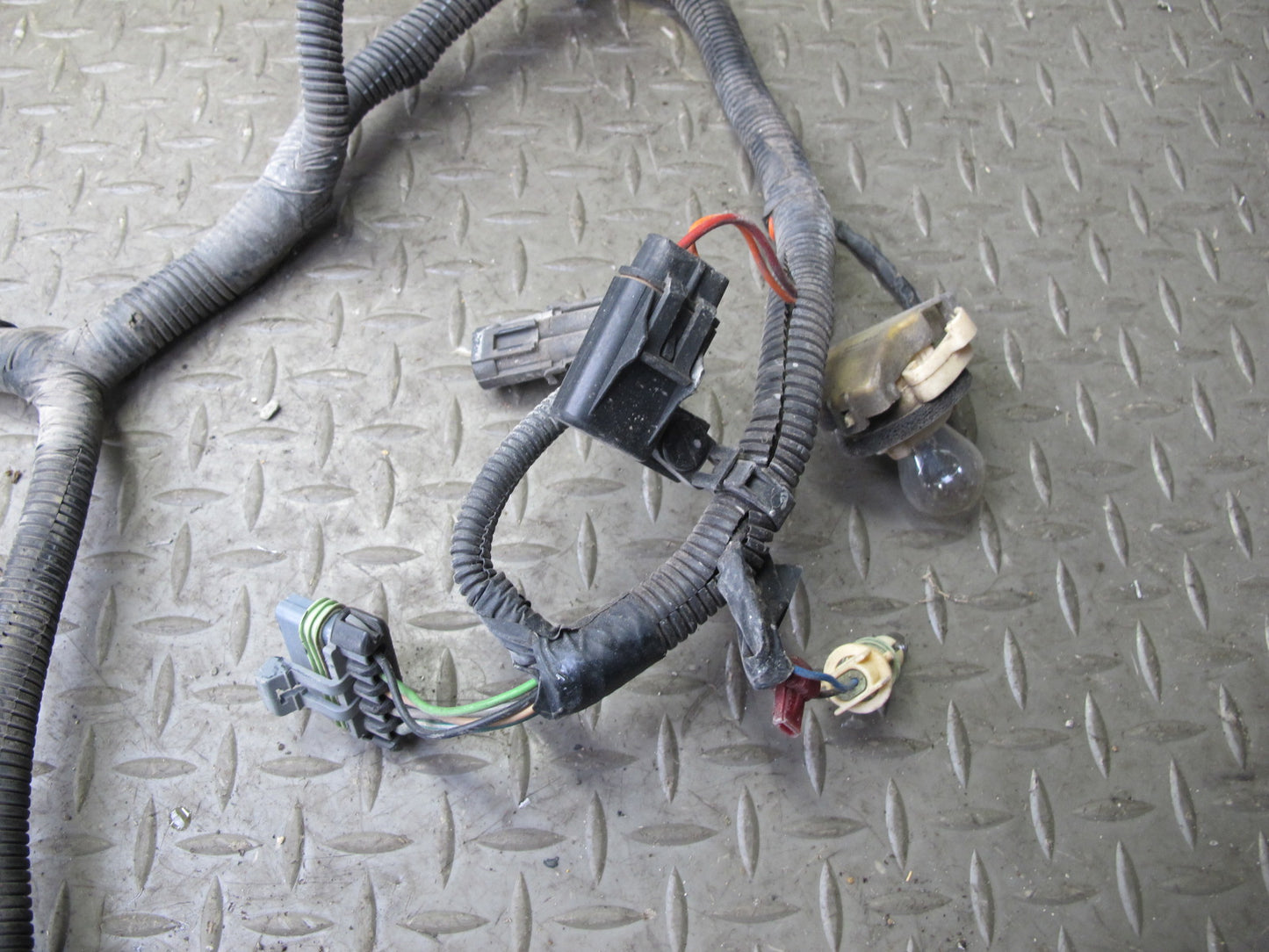 1991 Chevrolet Corvette C4 Front Bumper Headlight Wire Wiring Harness OEM