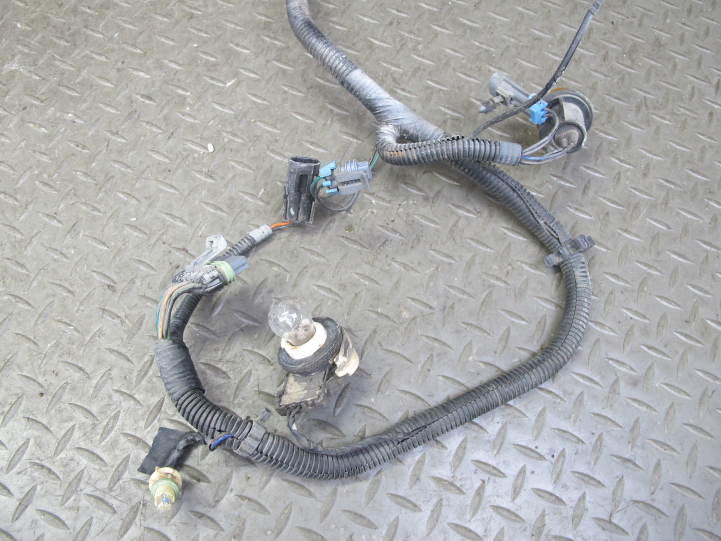 1991 Chevrolet Corvette C4 Front Bumper Headlight Wire Wiring Harness OEM