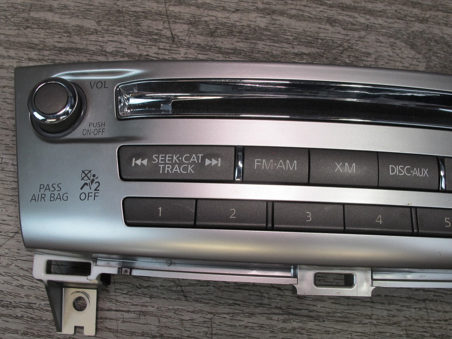 2013-2016 Infiniti JX35 QX60 Radio CD Player Faceplate Control Panel 25391-3JA0A