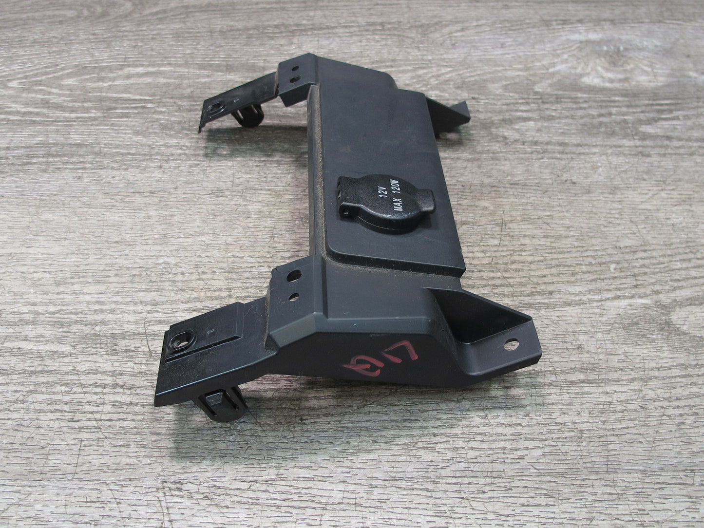 2014-2020 Infiniti QX60 Rear Center Console Trim Panel 12V Power Outlet