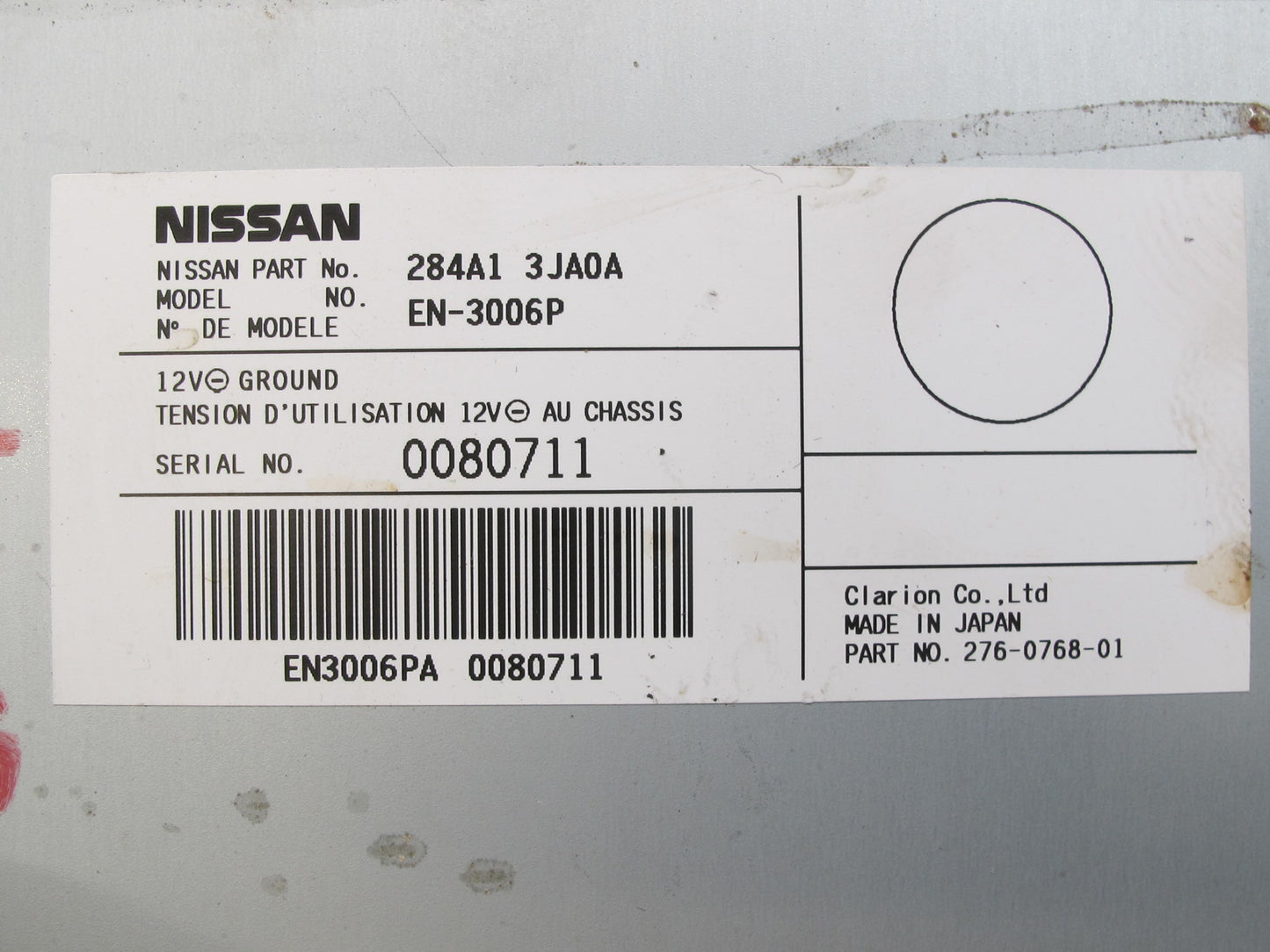 2013-2020 Infiniti JX35 QX60 Rear View Camera Control Module 284A1 3JA0A