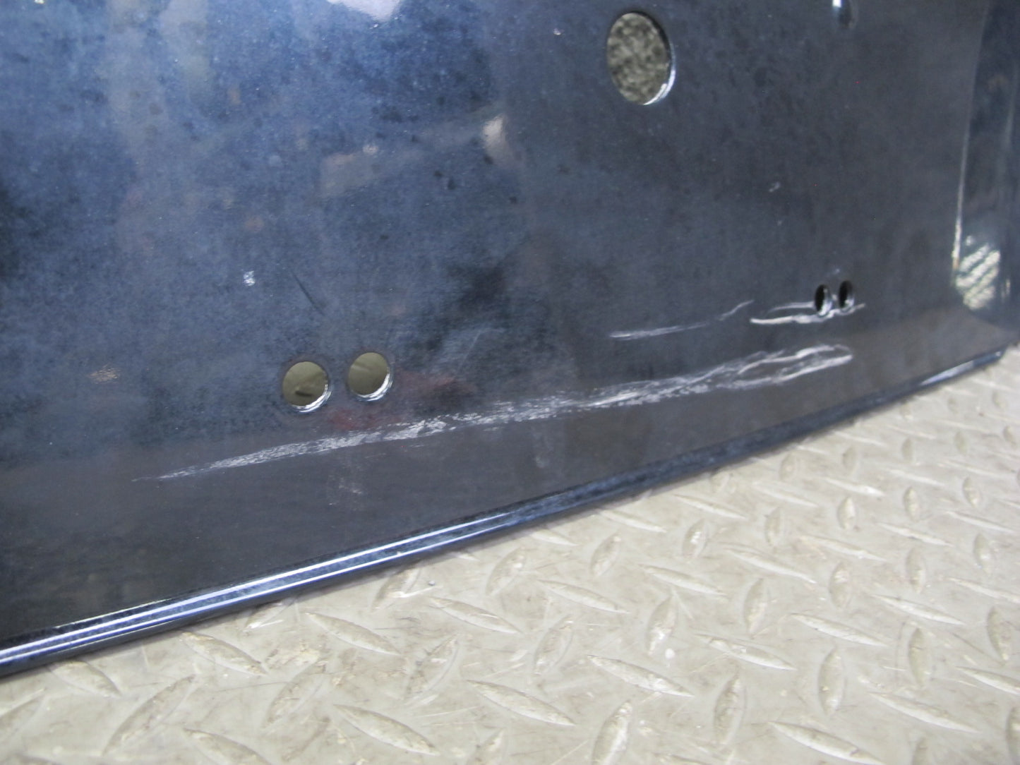 1998-2002 Lexus J100 LX470 Rear Trunk Tail Gate License Plate Housing Black