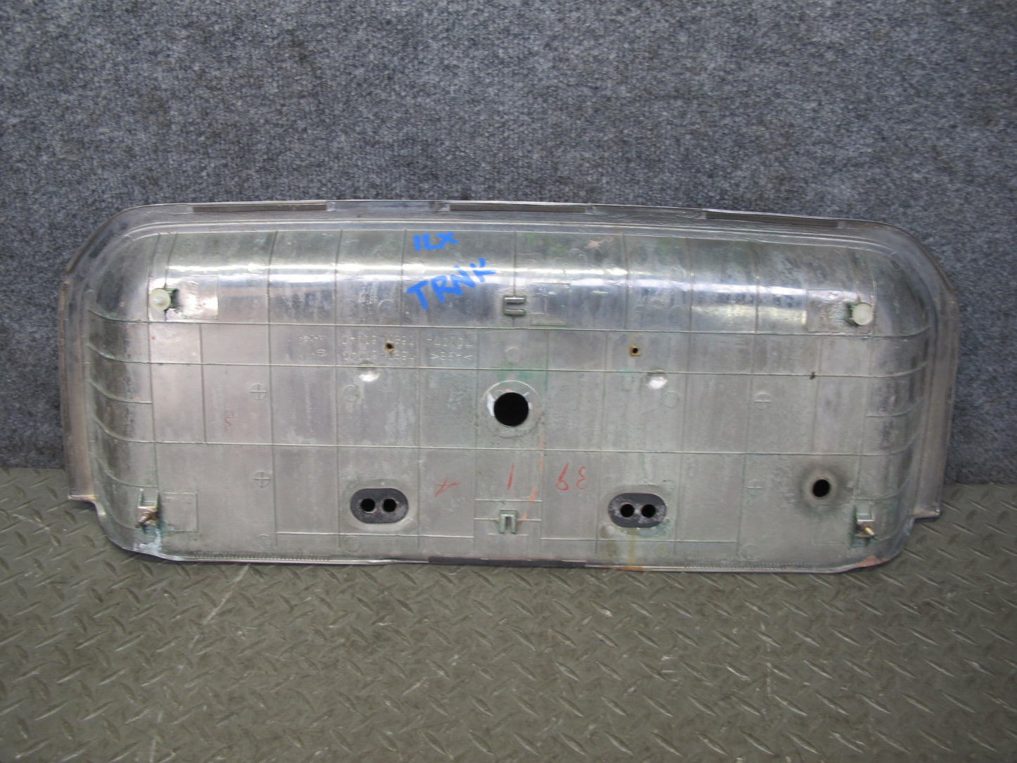 1998-2002 Lexus J100 LX470 Rear Trunk Tail Gate License Plate Housing Black