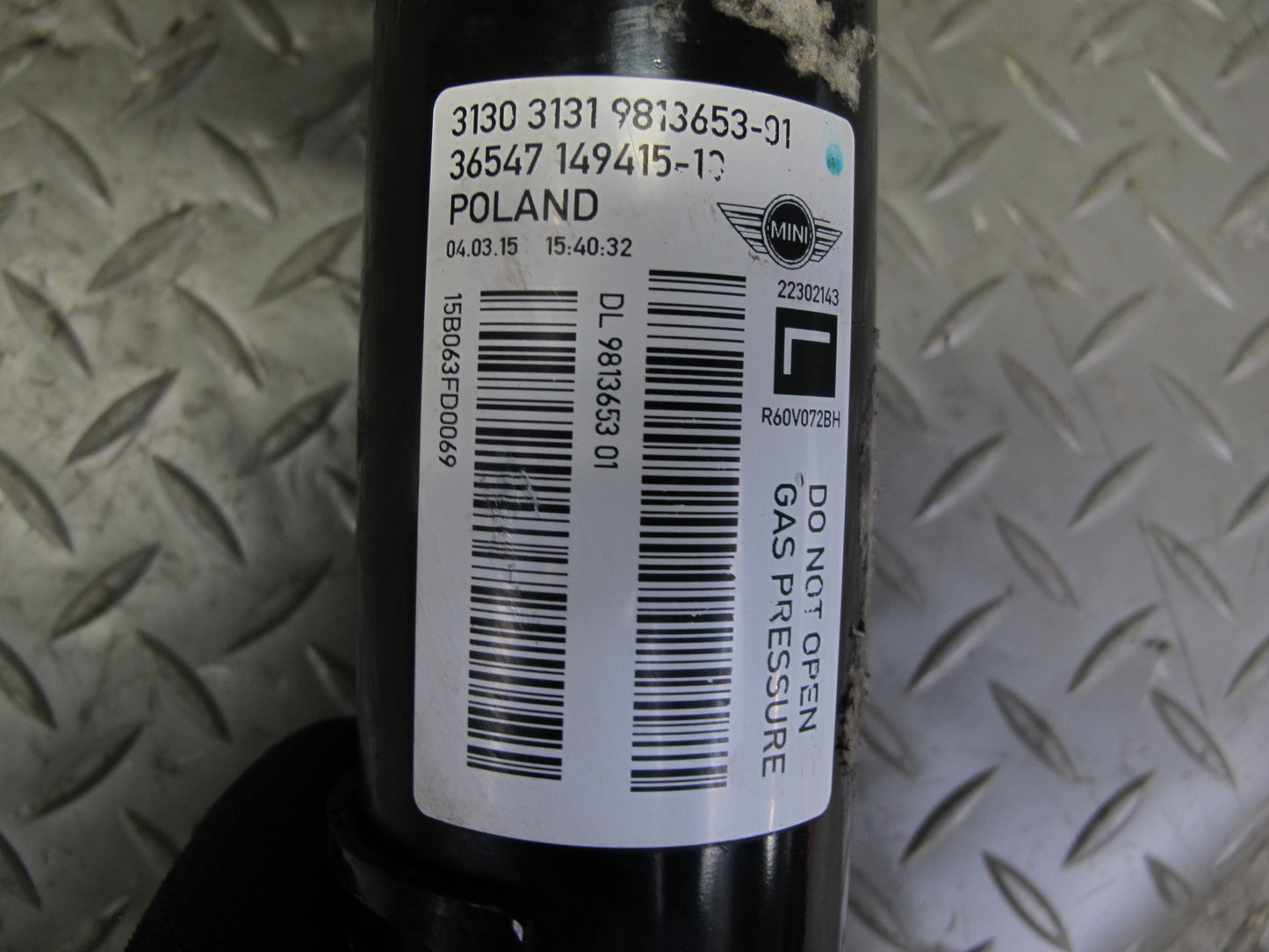 11-15 Mini Cooper S R60 R61 AWD Set of 2 Front Strut Shock Absorber OEM