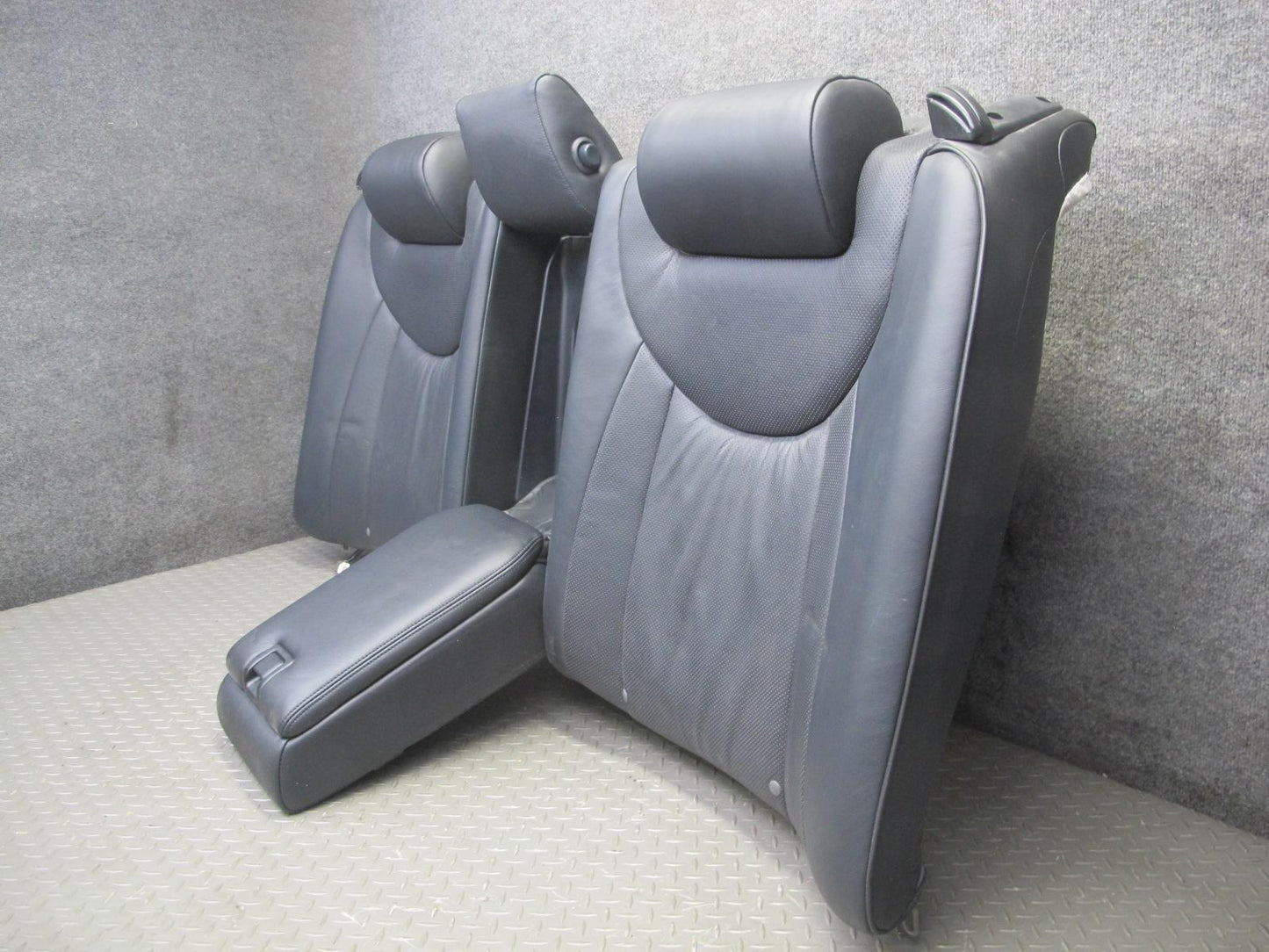 04-06 Lexus UCF30L LS430 Front & Rear Left & Right Leather Seat Set Black OEM