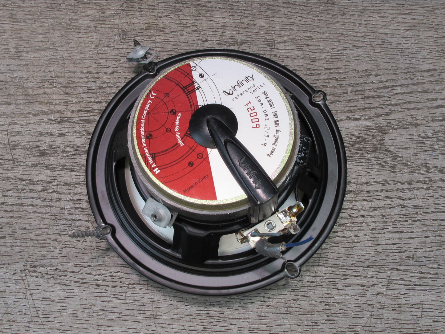 Set of 2 Infinity 6002I 6.5" 2-WAY 4 Ohms 60W Audio Speaker
