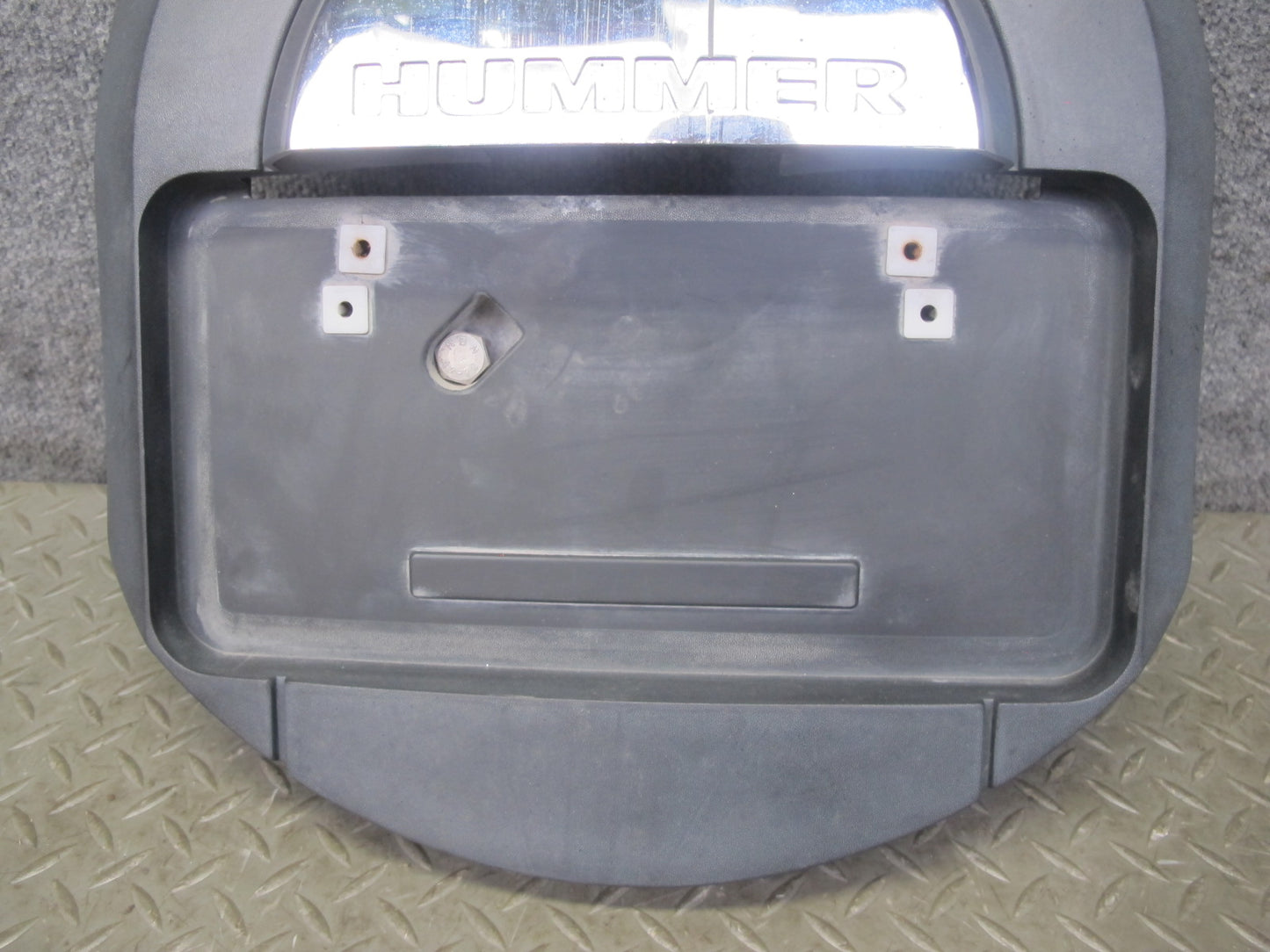 2005-2009 Hummer H2 License Plate Mount Spare Tire TAG 10382522