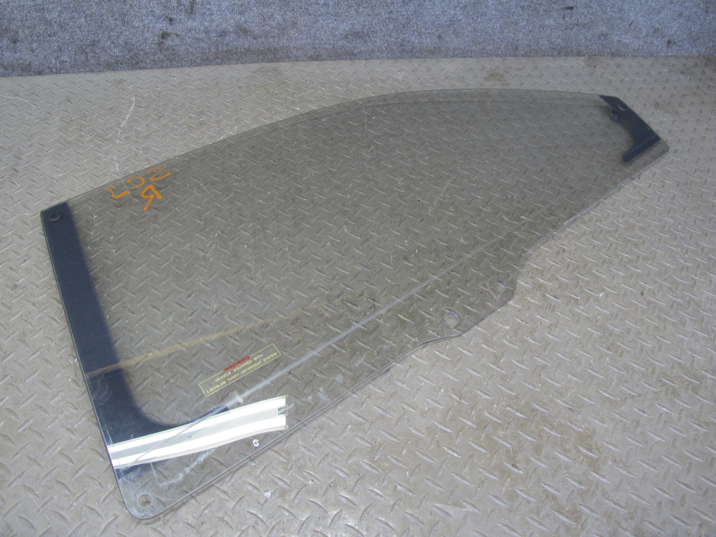 92-94 Lexus JZZ31L SC400 SC300 Front Right Passenger Door Glass Window OEM