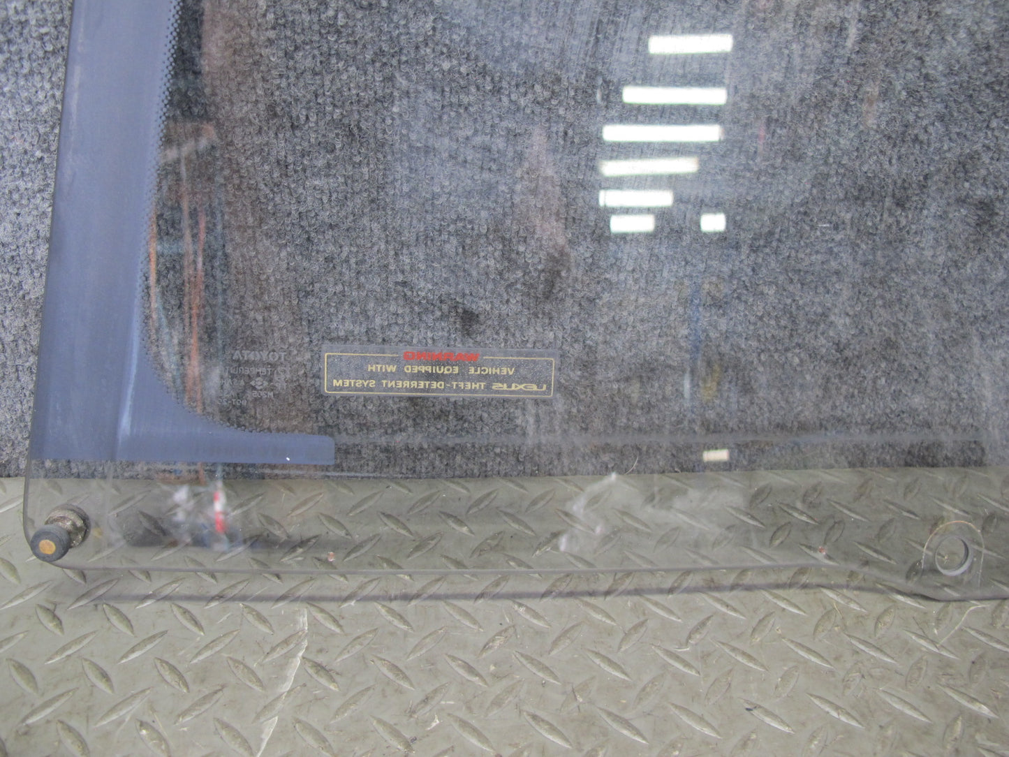 92-94 Lexus JZZ31L SC400 SC300 Front Left Driver Door Glass Window OEM