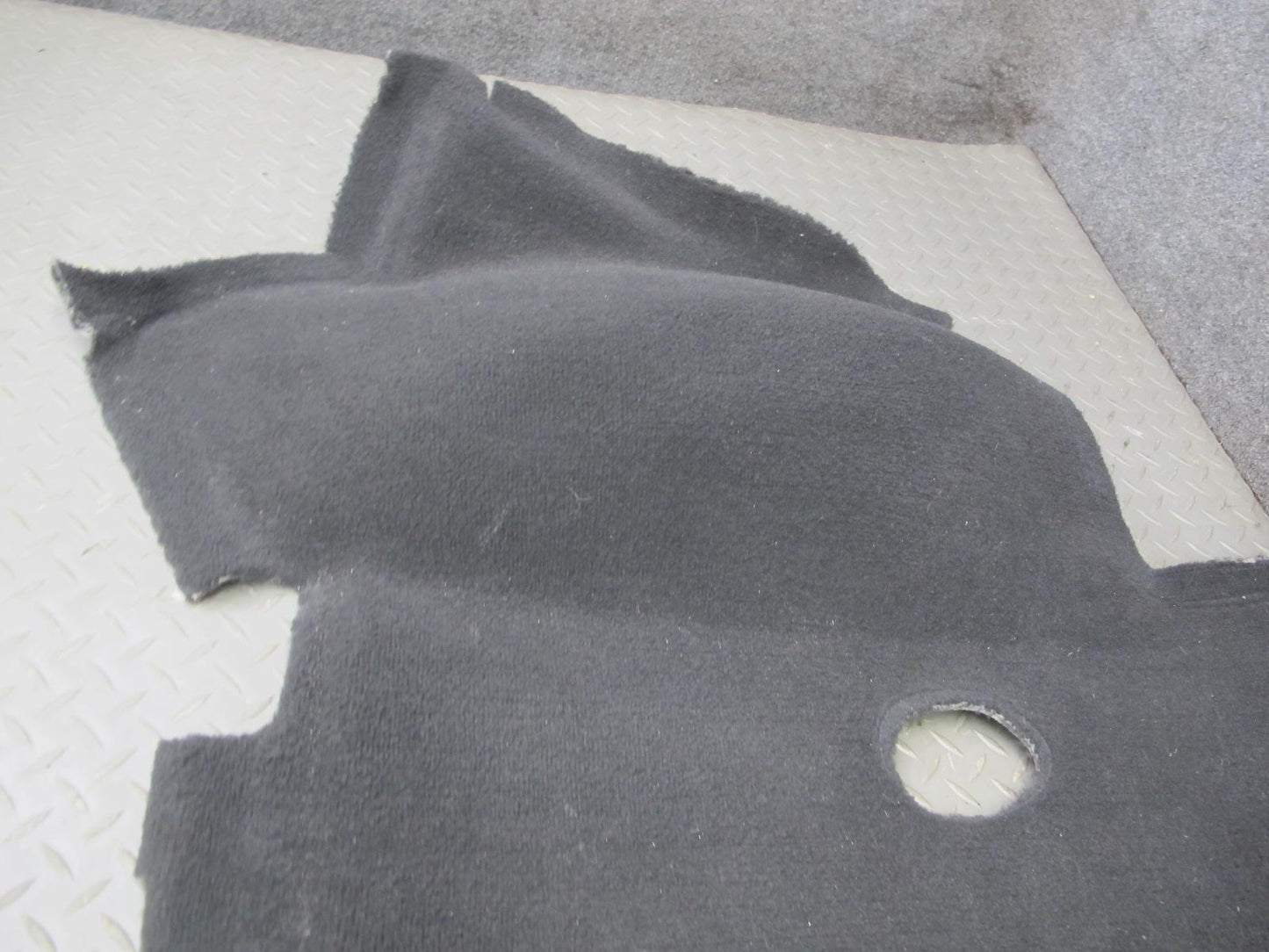 97-04 Chevrolet Corvette C5 Coupe Rear Compartment Floor Carpet Cover Black OEM