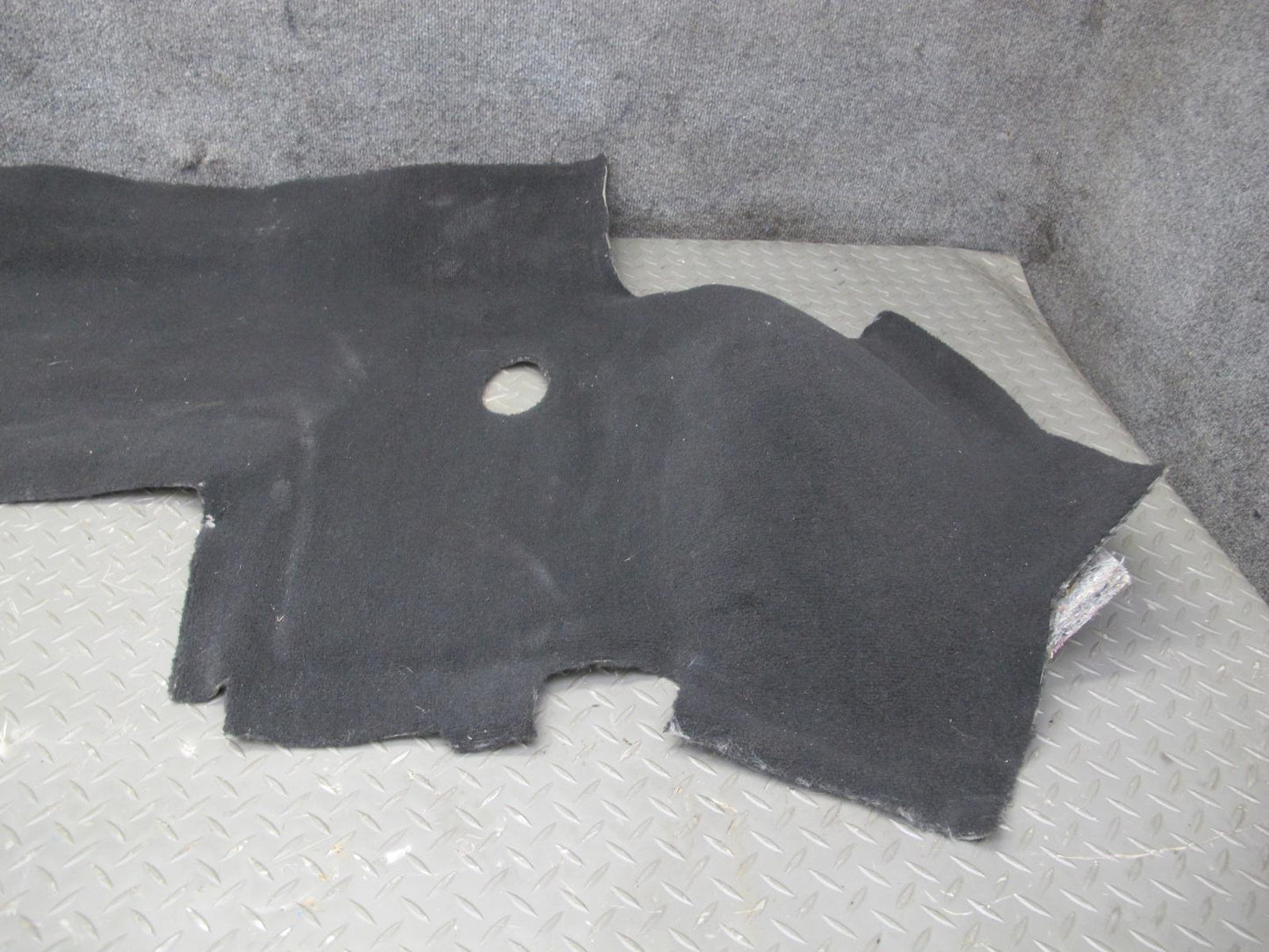 97-04 Chevrolet Corvette C5 Coupe Rear Compartment Floor Carpet Cover Black OEM