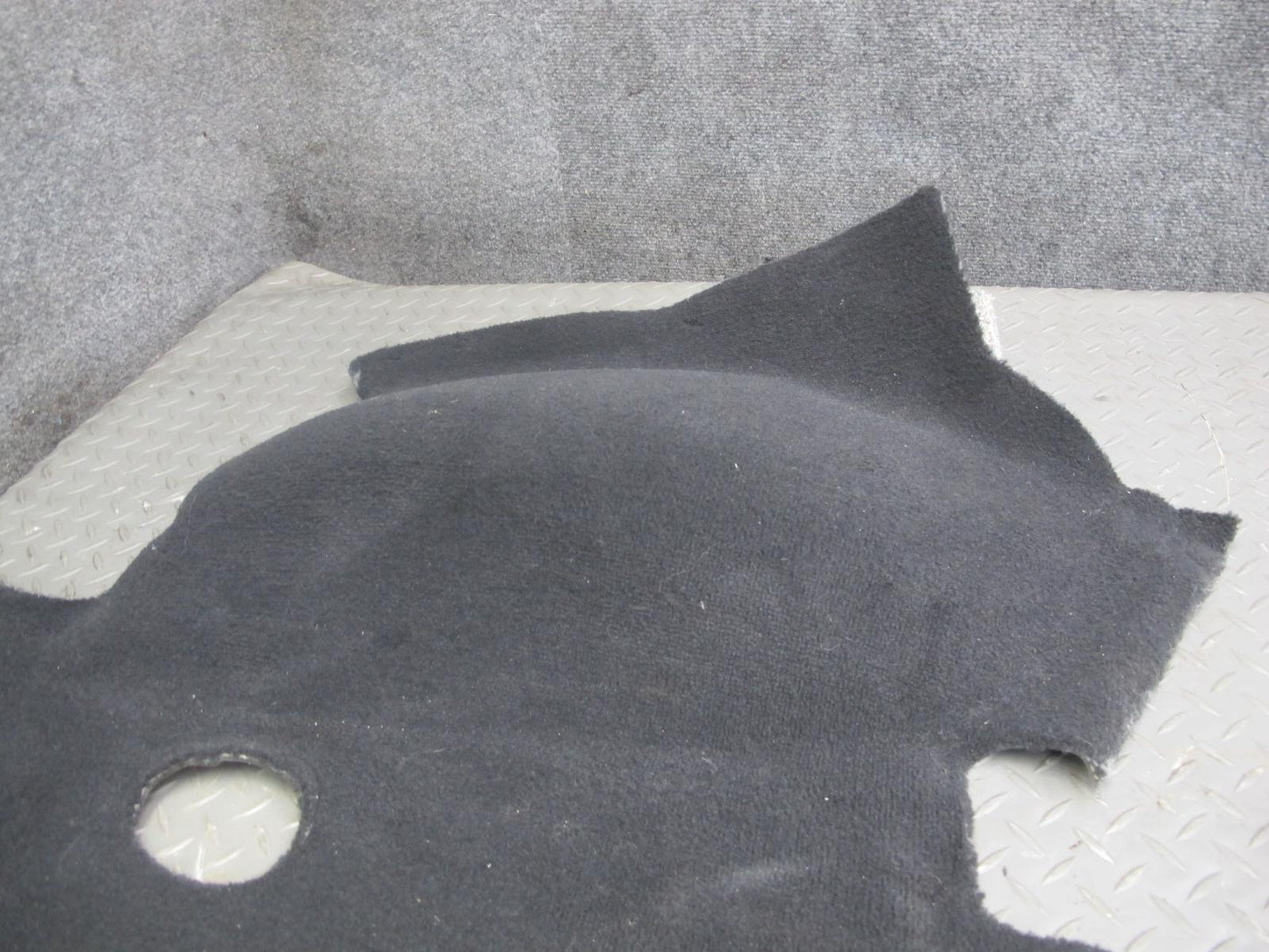 97-04 Chevrolet Corvette C5 Coupe Rear Compartment Floor Carpet Cover Black OEM
