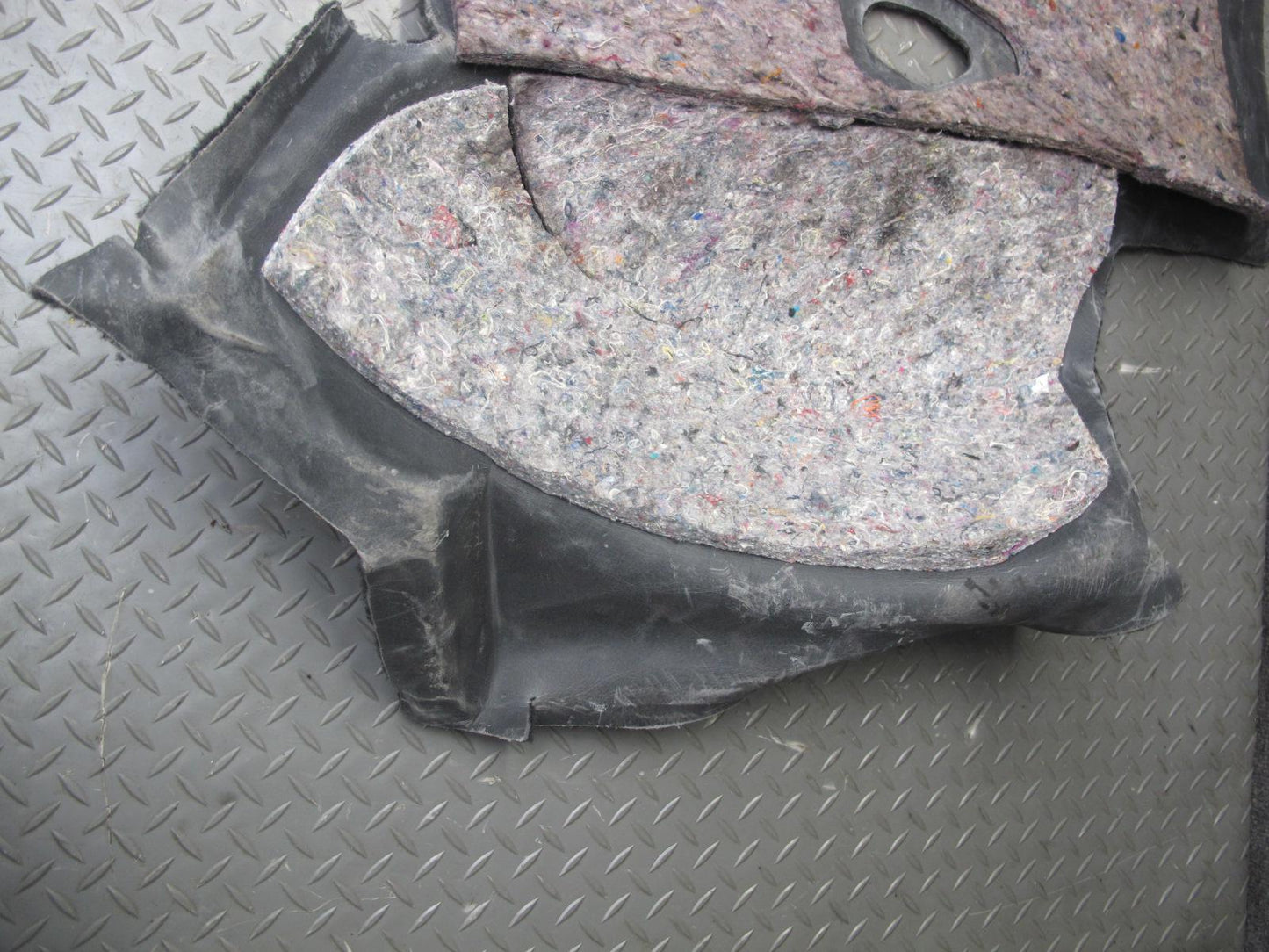97-04 Chevrolet Corvette C5 Coupe Rear Compartment Floor Carpet Cover Black OEM