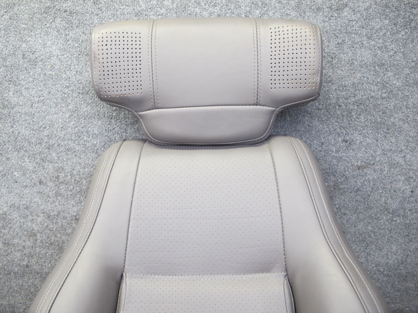 88-91 Mazda RX7 FC3S Convert Right Seat Upper Leather Cushion Backrest Brown OEM