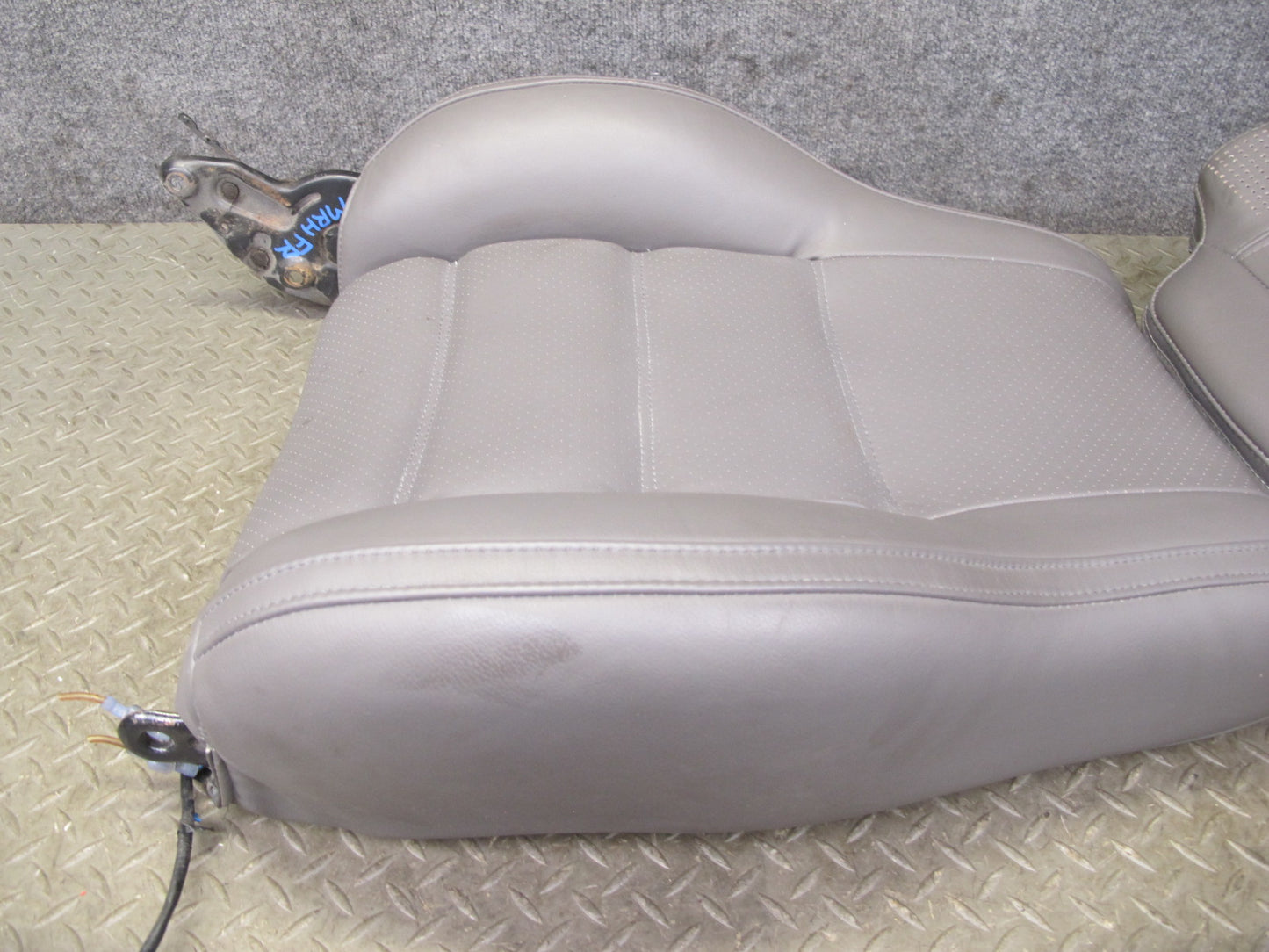 88-91 Mazda RX7 FC3S Convert Right Seat Upper Leather Cushion Backrest Brown OEM