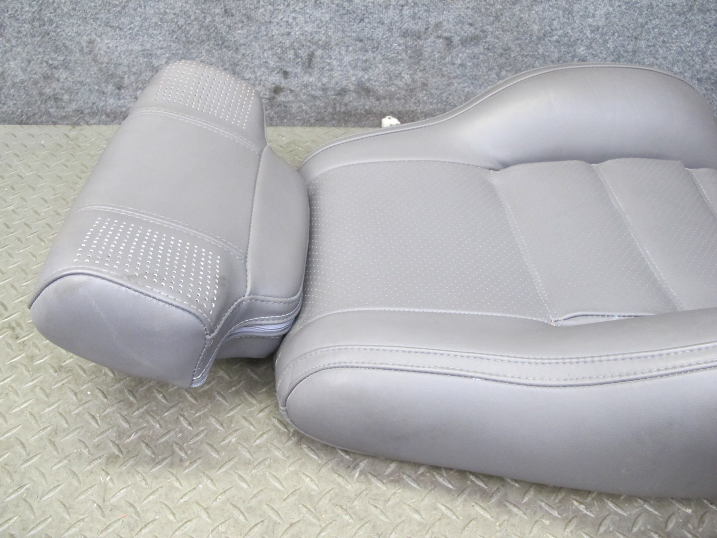 88-91 Mazda RX7 FC3S Convert Right Seat Upper Leather Cushion Backrest Brown OEM
