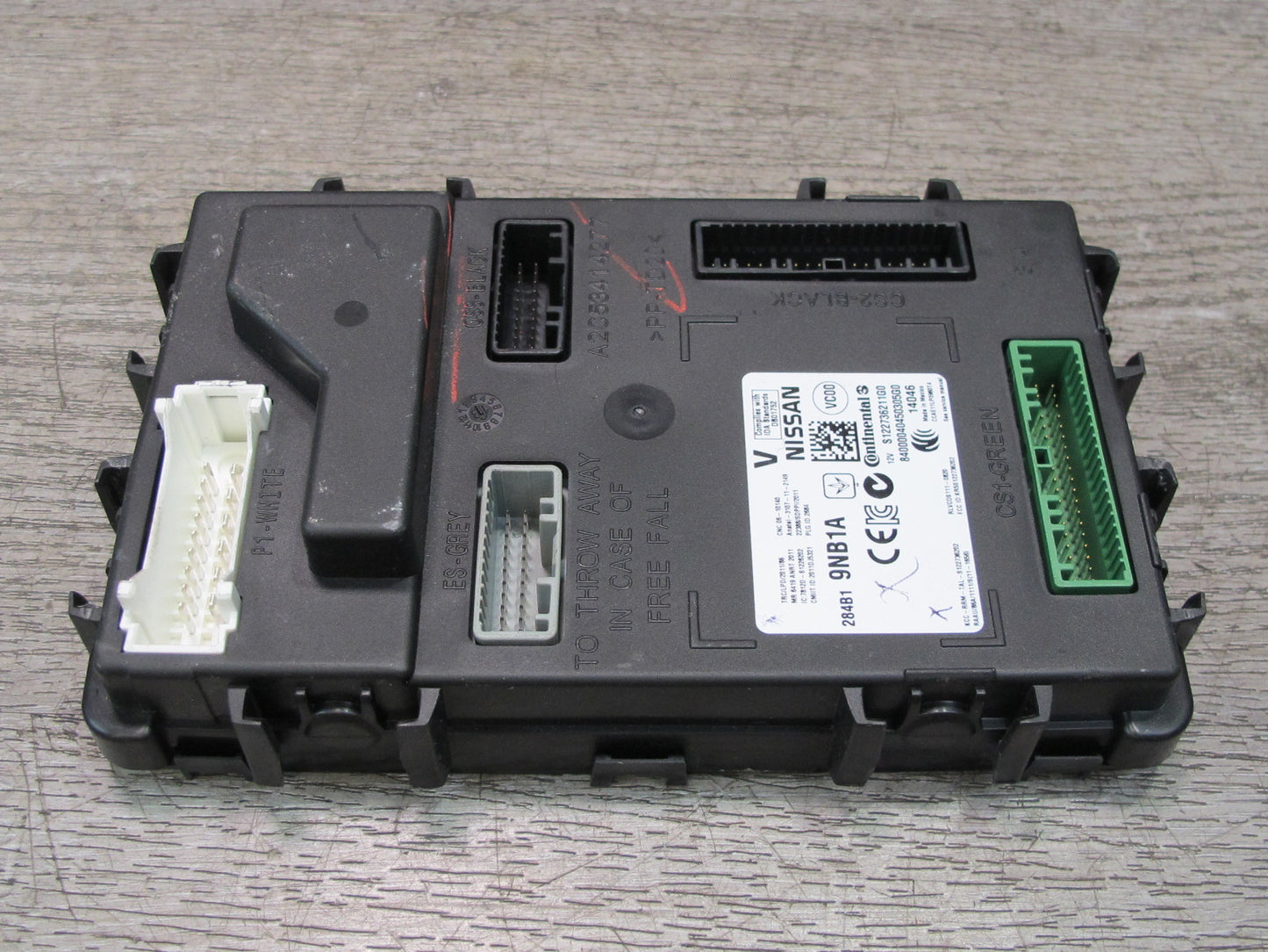 2013-2015 Infiniti JX35 QX60 Body Control Module Unit BCM BCU 284B1 9NB1A