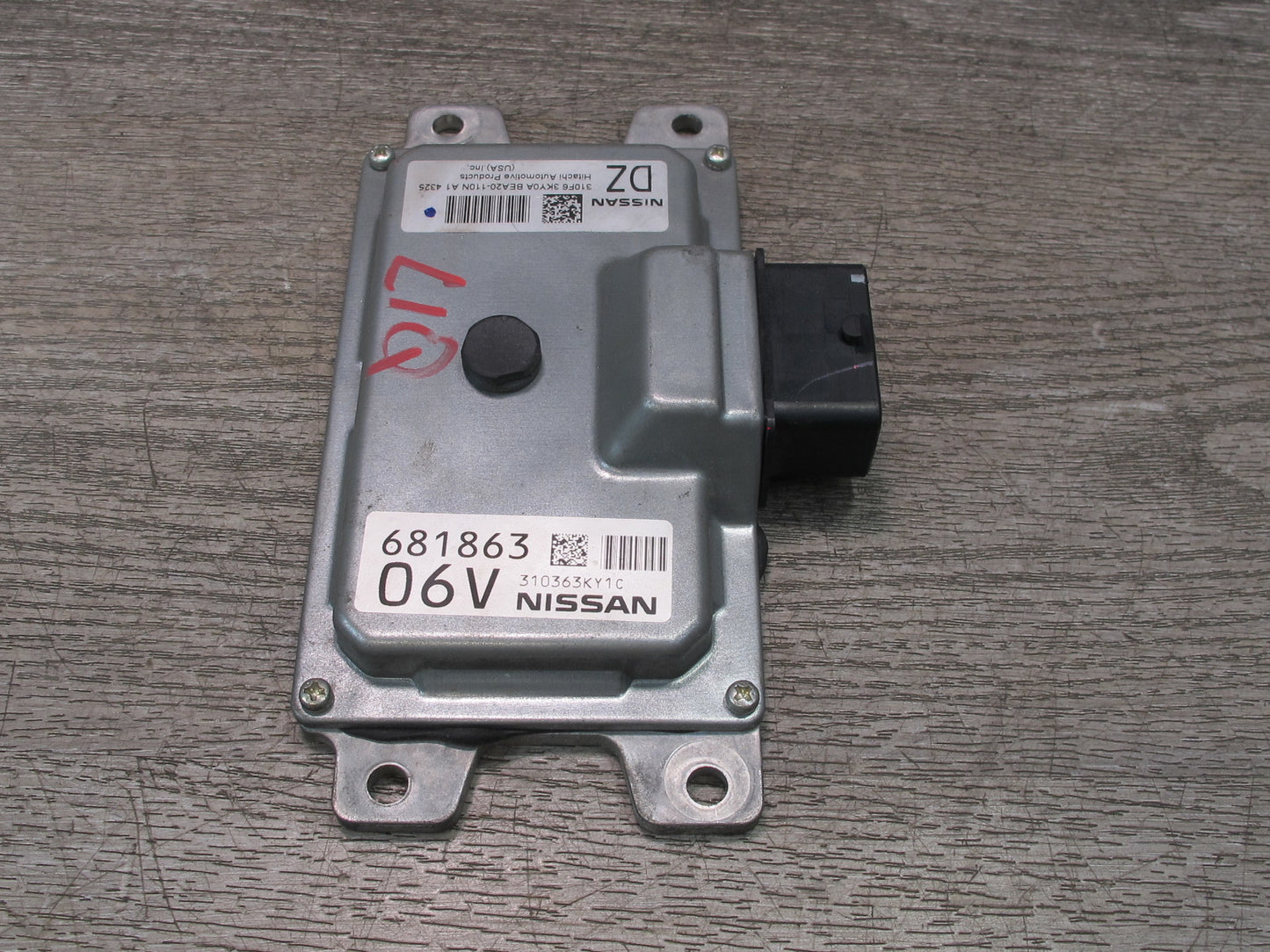 2014 Infiniti QX60 2.5L Hybrid AWD A/T Transmission Control Module 31036 3KY1A