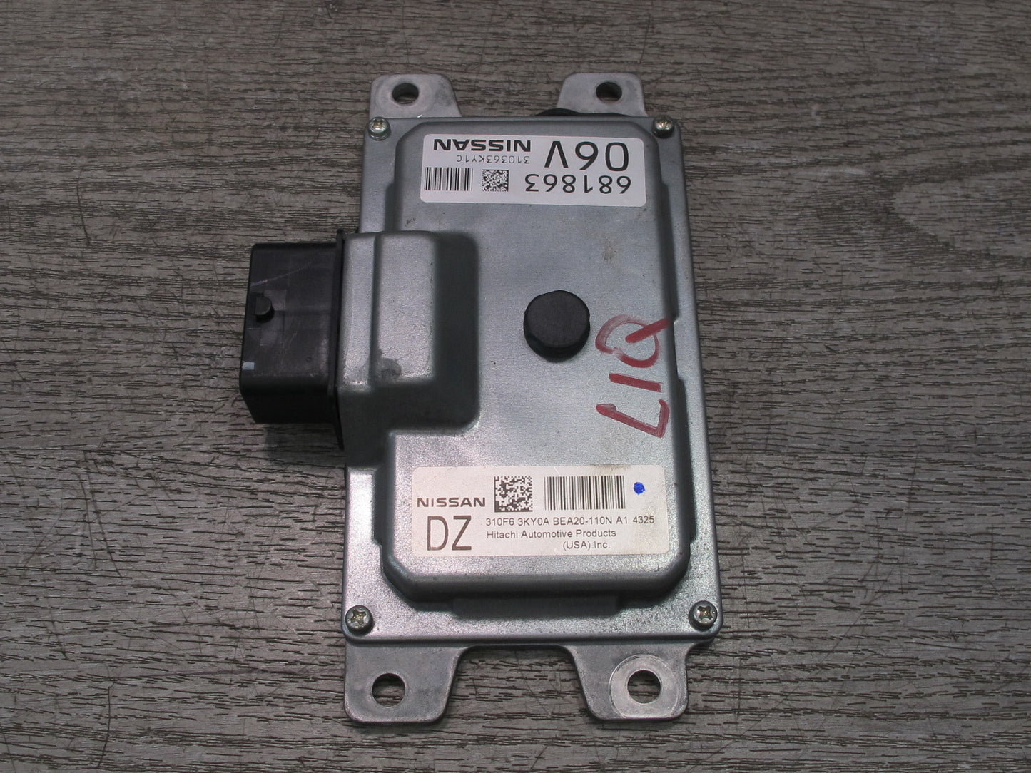 2014 Infiniti QX60 2.5L Hybrid AWD A/T Transmission Control Module 31036 3KY1A