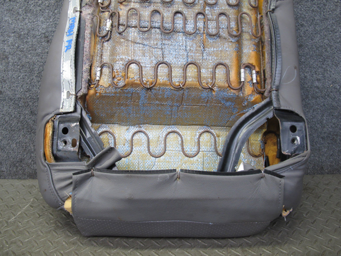 88-91 Mazda RX7 FC3S Convertible Right Seat Lower Leather Cushion Brown OEM