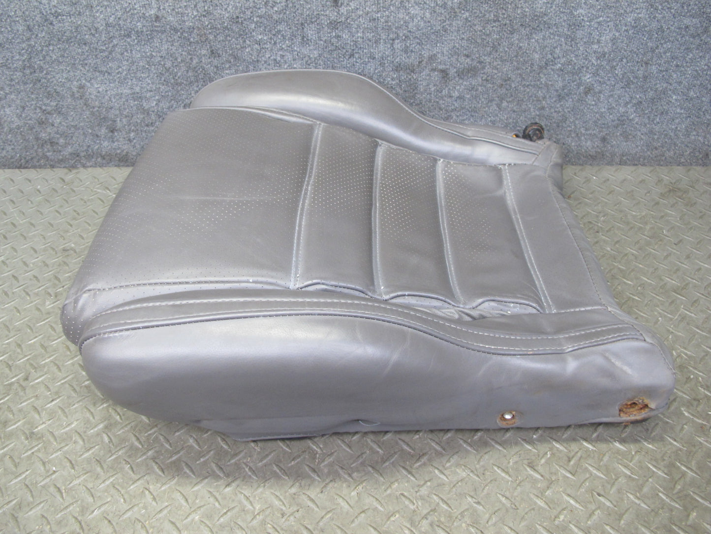 88-91 Mazda RX7 FC3S Convert Left Driver Seat Lower Leather Cushion Brown OEM
