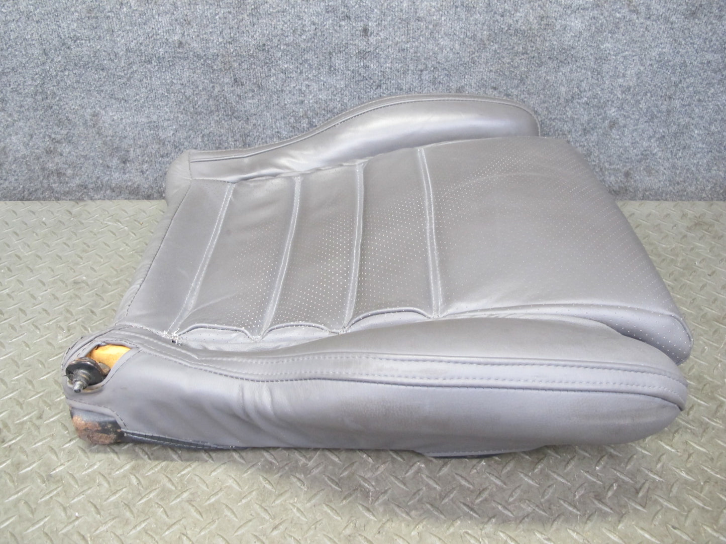 88-91 Mazda RX7 FC3S Convert Left Driver Seat Lower Leather Cushion Brown OEM